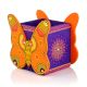 Handcrafted Wooden Butterfly Motif Pen Stand